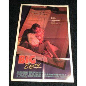 The Big Easy 1987 Original Canadian Lobby Poster Movie Dennis Quaid Ellen Barkin